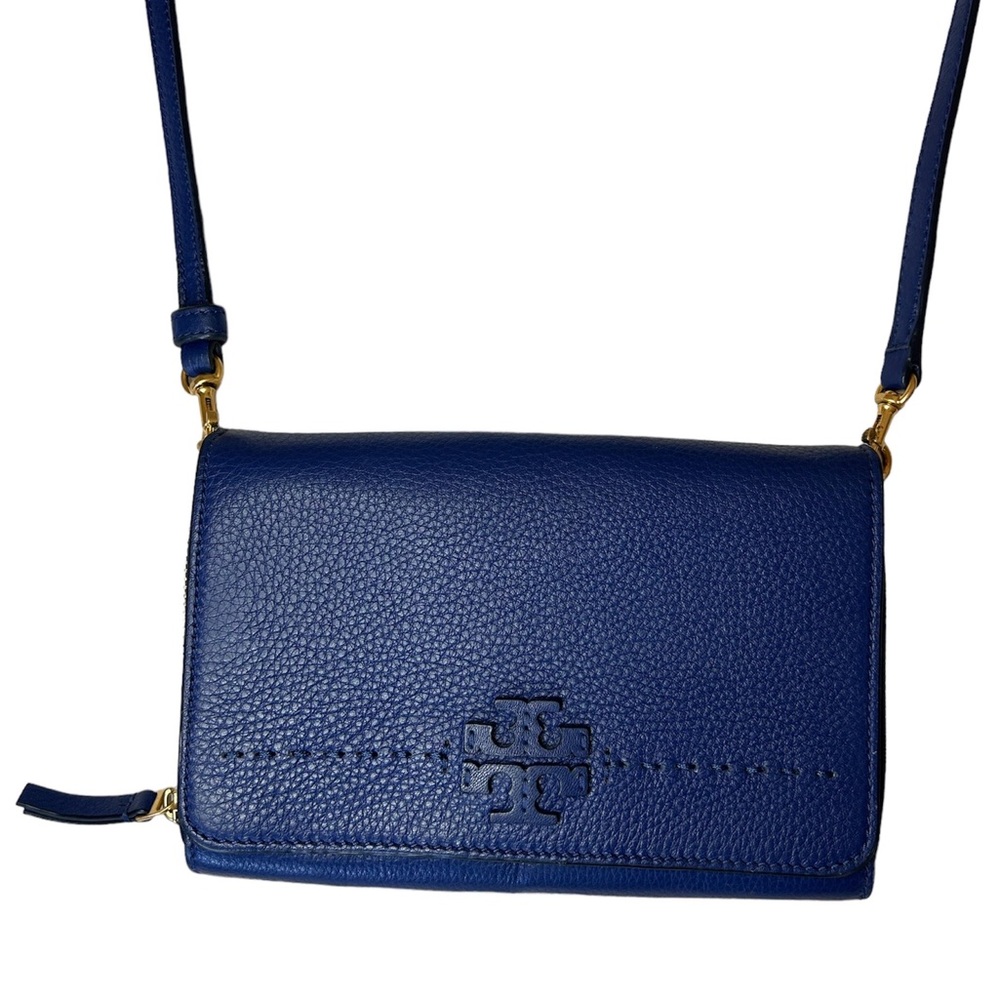 Blue Tory Burch Wallet Purse